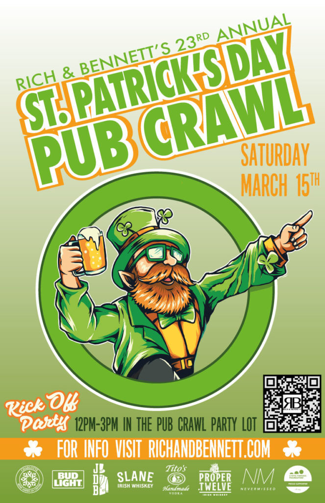 Rich & Bennett’s St. Patrick’s Day Pub Crawl