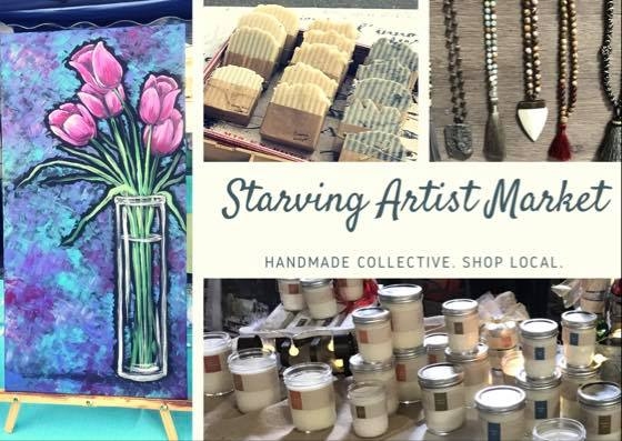 Starving Artist Market Popup at Charlotte Art League