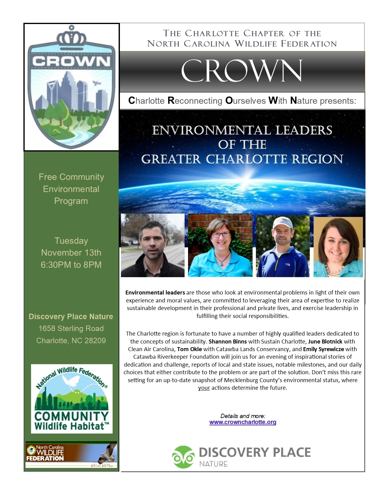 Environmental Leaders of the Greater Charlotte Region
