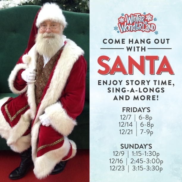 Hang out with Santa at Winter Wonderland