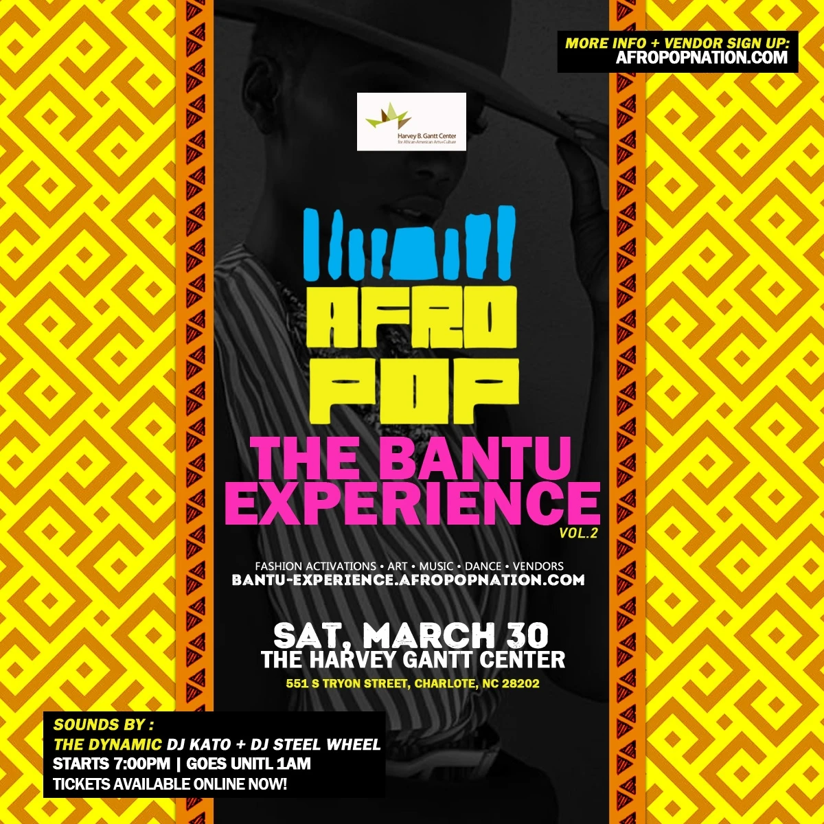 AfroPop! Charlotte: The Bantu Experience @The Gantt Center, Vol. 2