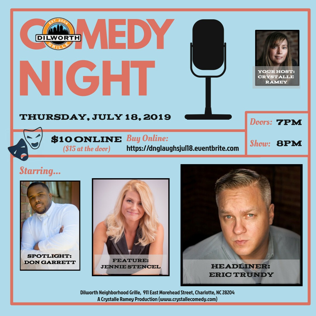 Dilworth Laughs - Third Thursdays