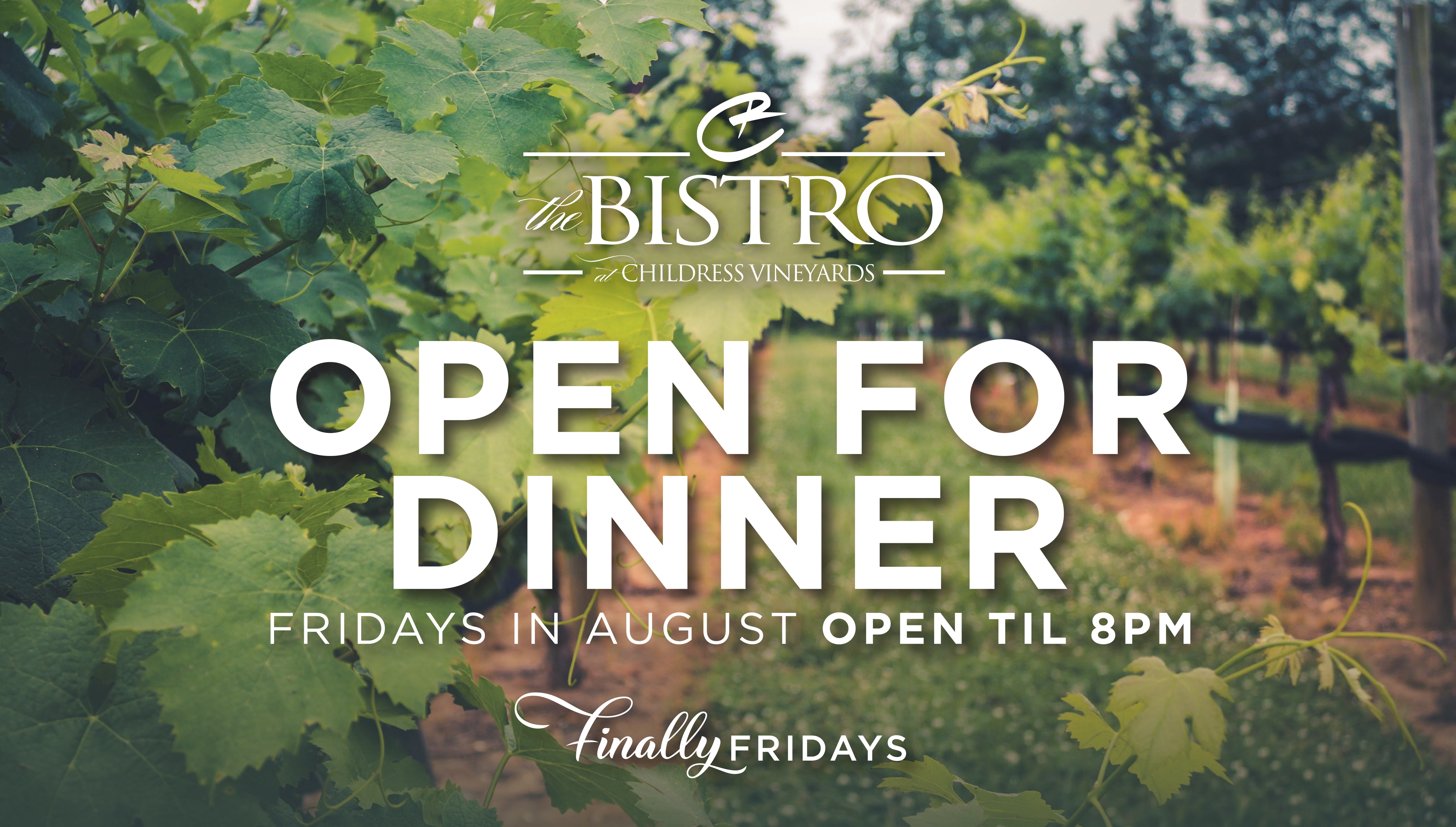 Finally Fridays Dinner in the Bistro