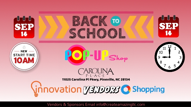 2019 Back 2 School Pop-Up Shop