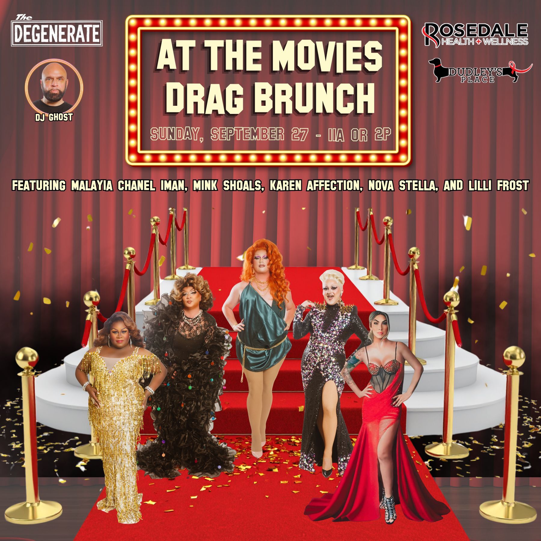 Dudley's Divas: "At the Movies" Drag Brunch