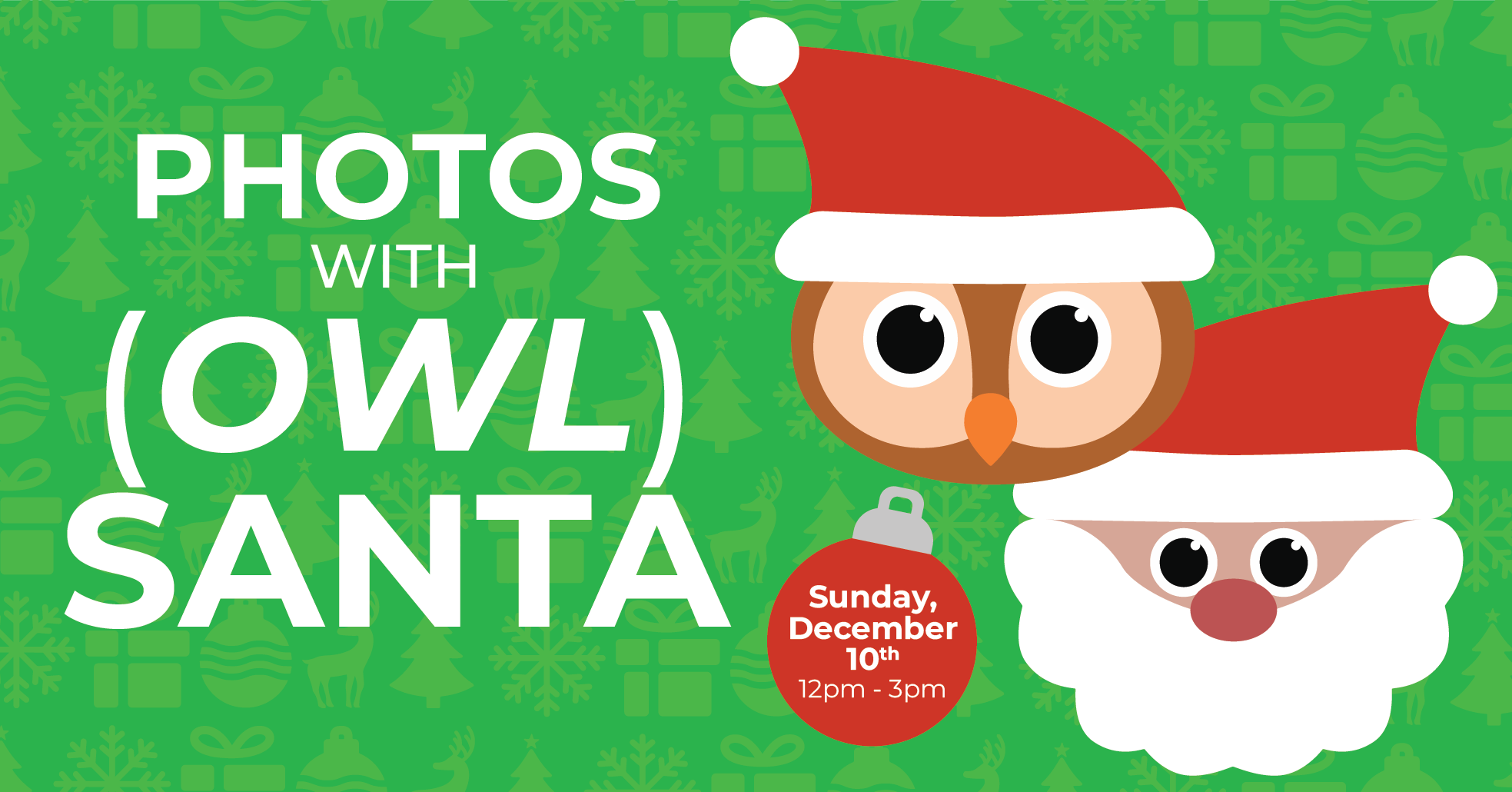 Photos with Owl Santa
