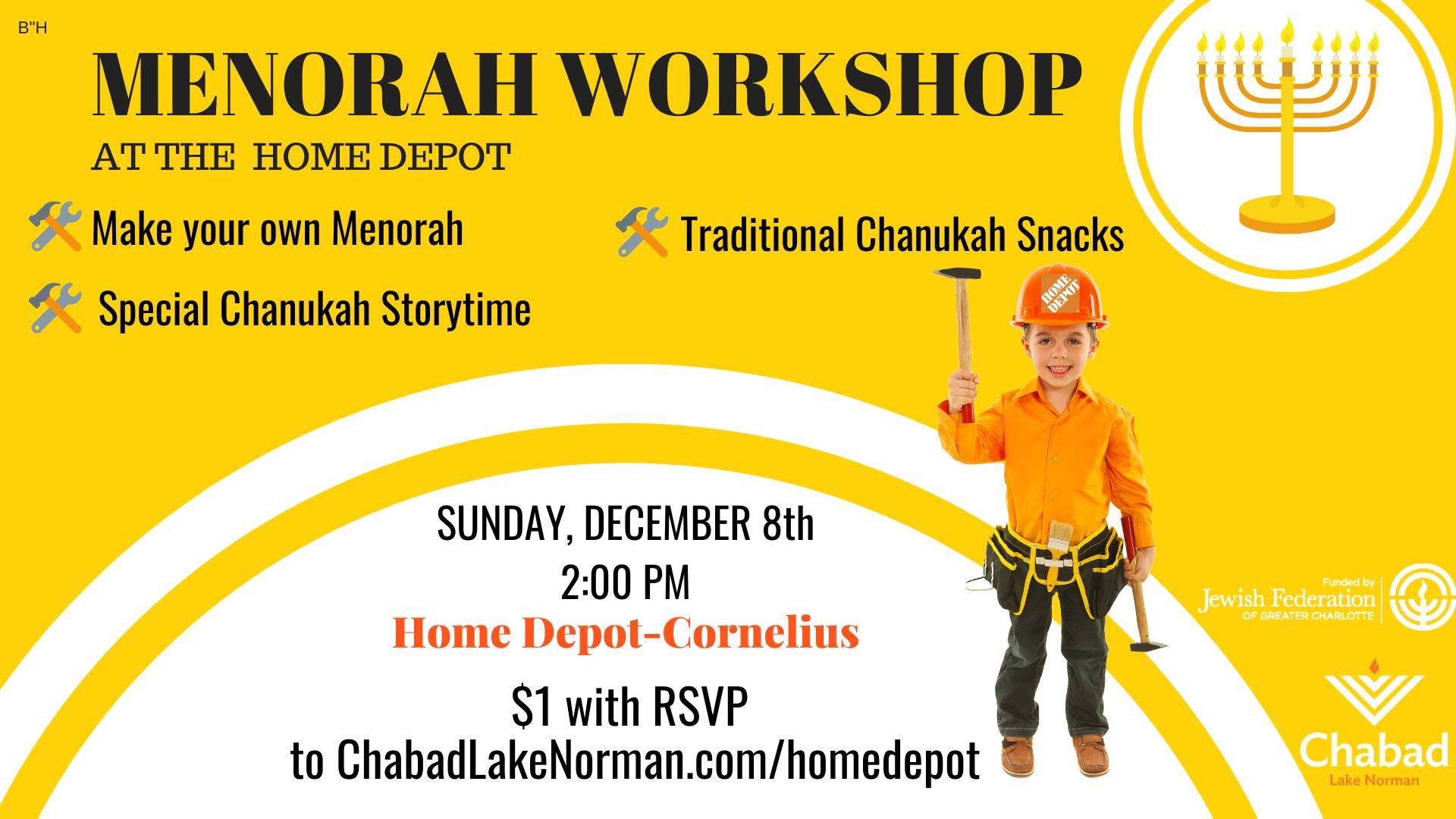 Build Your Own Menorah Workshop