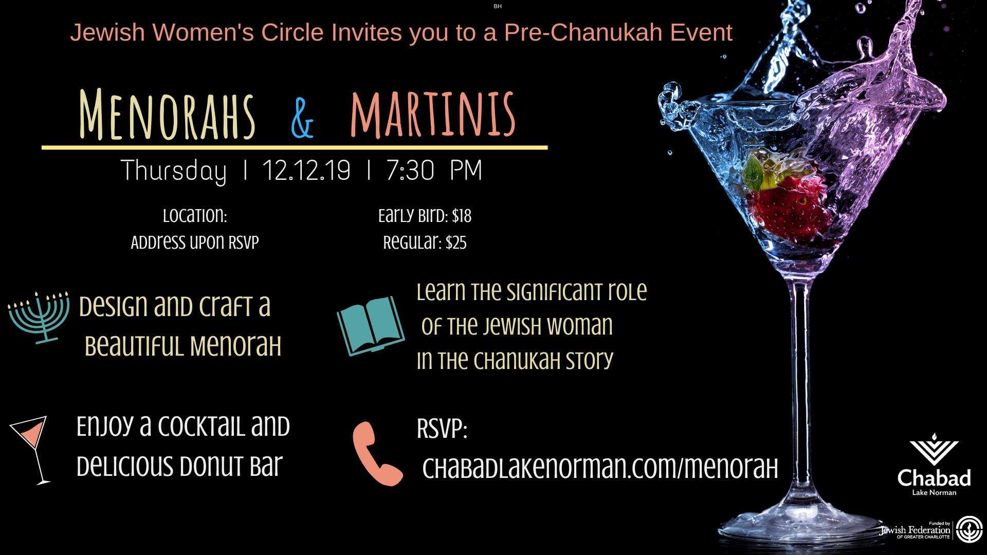 Menorahs and Martinis Charlottes Got A Lot