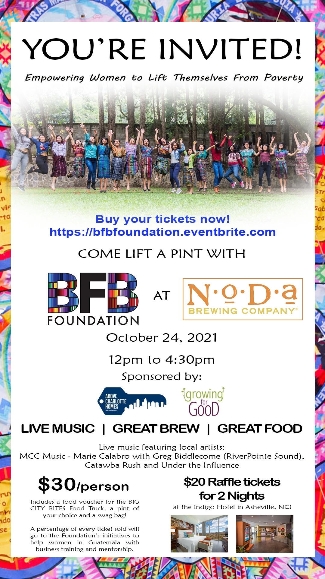 Lift-A-Pint with BFB Foundation at NoDa Brewing
