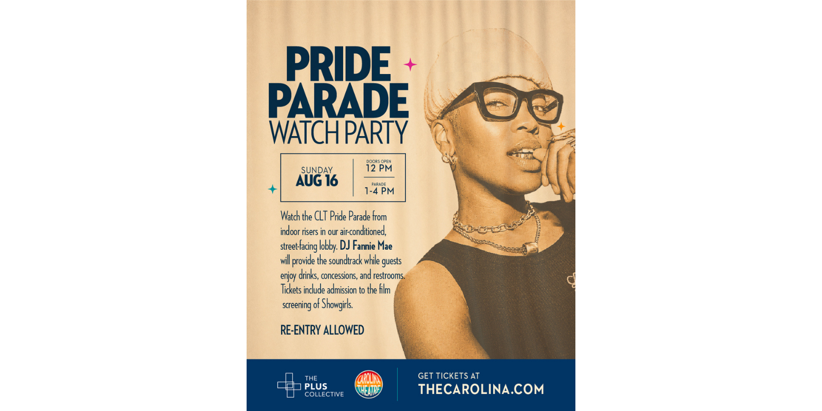 Charlotte Pride Parade Viewing Party + Showgirls (1995 film)