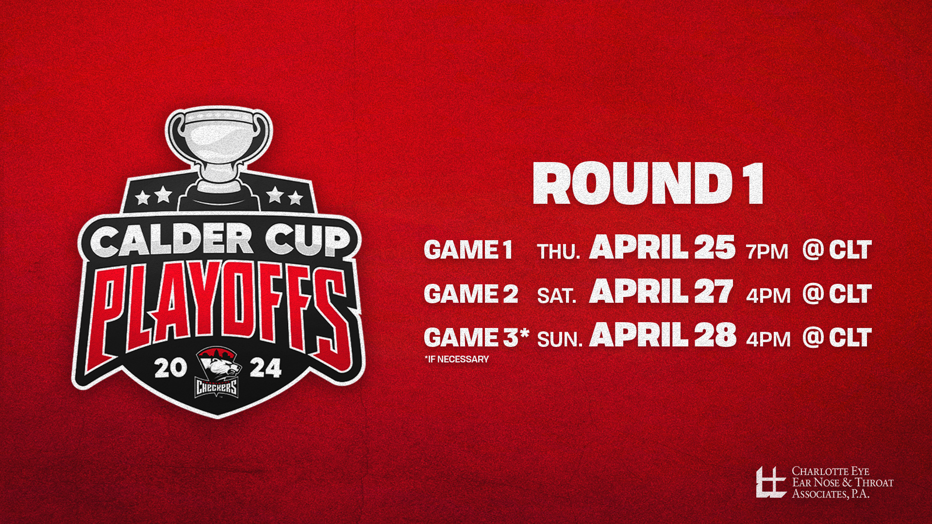 First Round Calder Cup Playoff series