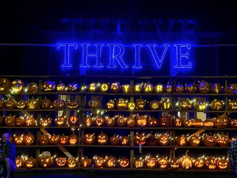 The Great Elizabeth Pumpkin Wall