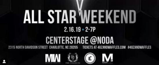 40z & Waffles: All-Stars' Weekend 2019