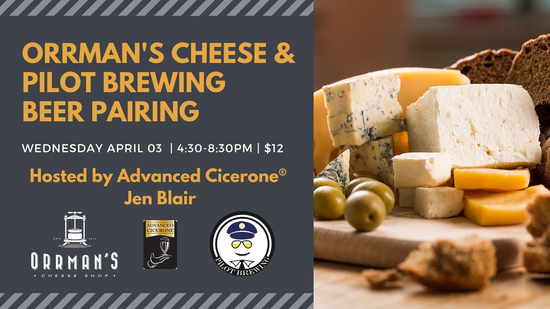Orrman's Beer & Cheese Pairing