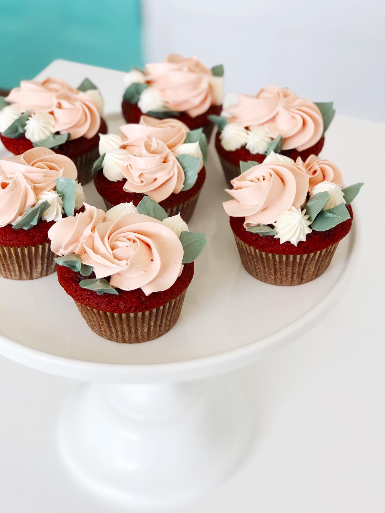Teen Floral Cupcakes