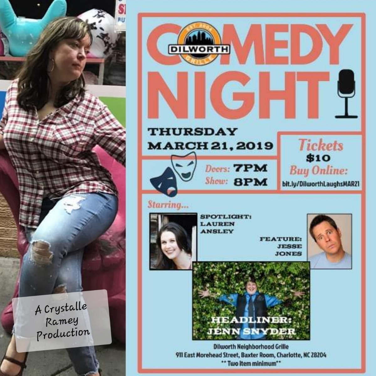 Dilworth Laughs - Third Thursdays