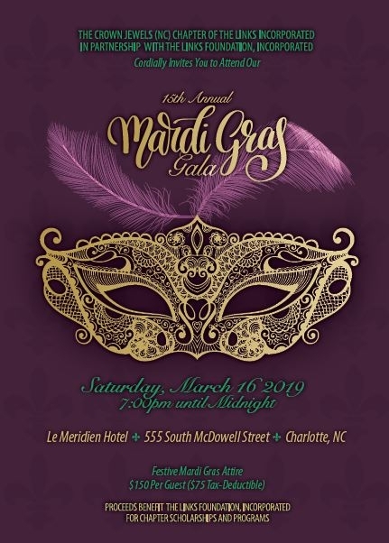 Crown Jewels Links 15th Annual Mardi Gras Gala