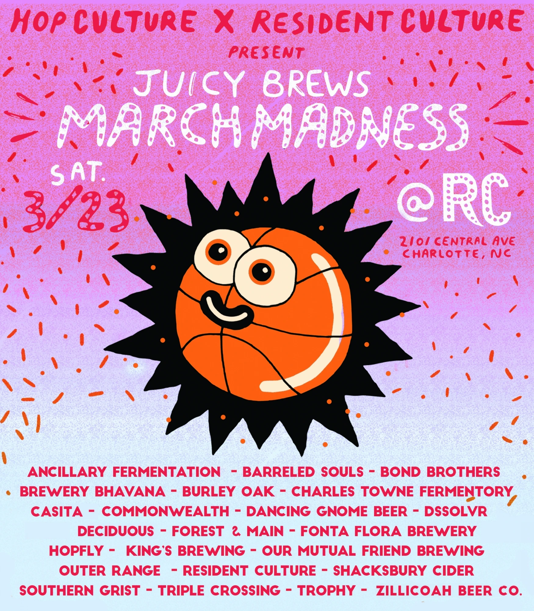 Hop Culture x Resident Culture Present: Juicy Brews March Madness Craft Beer Festival