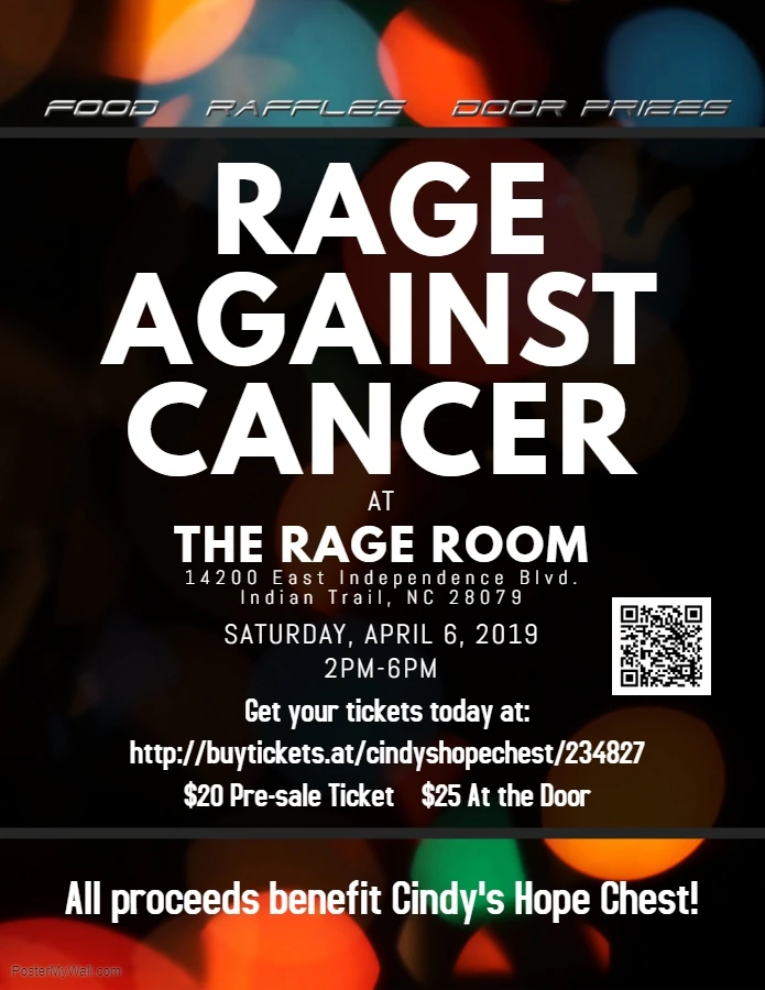 Rage Against Cancer: Event to Benefit Cindy's Hope Chest