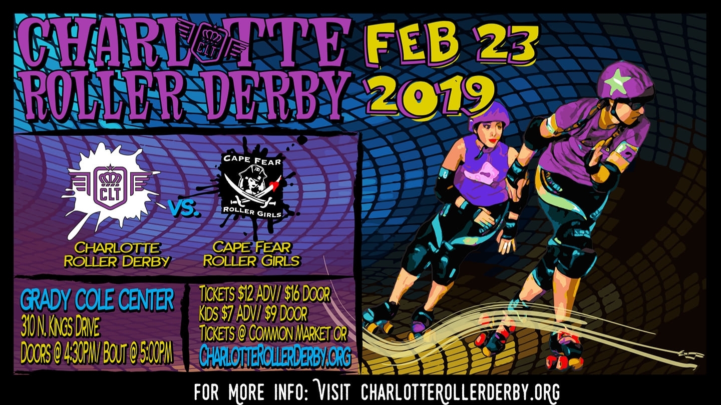 Charlotte Roller Derby Home Team Bout