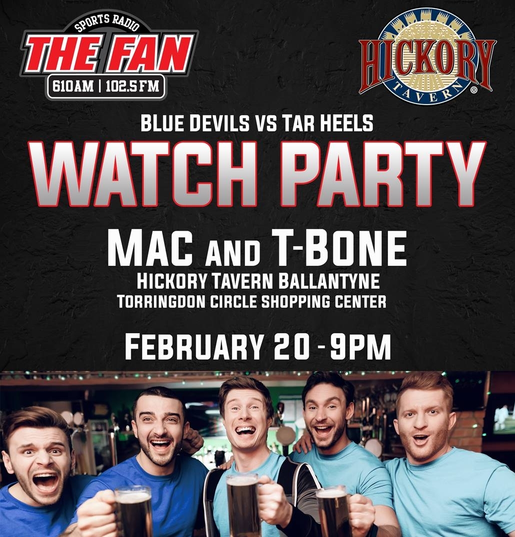 Hickory Tavern UNC-Duke Watch Party