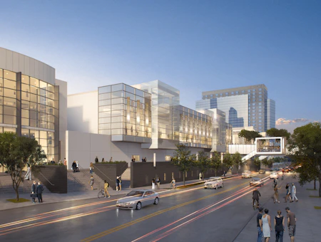 Convention Center Pedestrian Walkway – Connecting a Vibrant Corridor